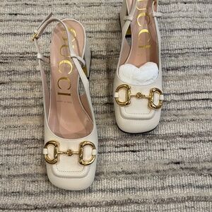 New Gucci Baby Sling Pumps